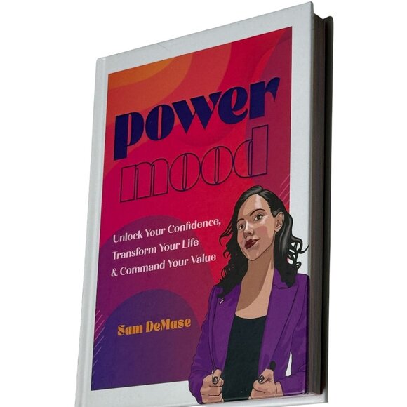 Power Mood by Sam DeMase Hardcover New Confidence Career Growth Self-Help Book - Picture 3 of 5